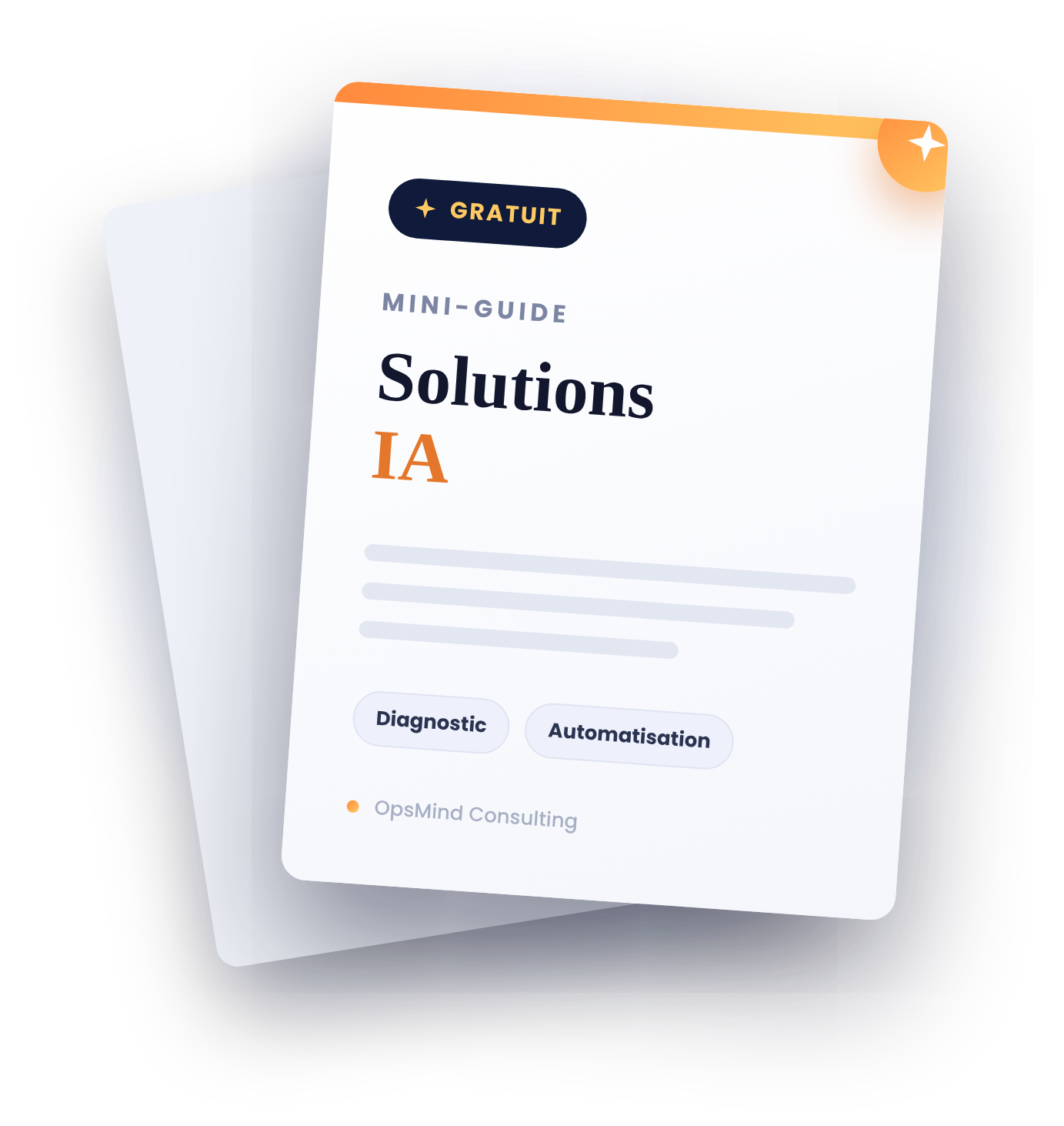 Mini-guide gratuit Solutions IA OpsMind Consulting